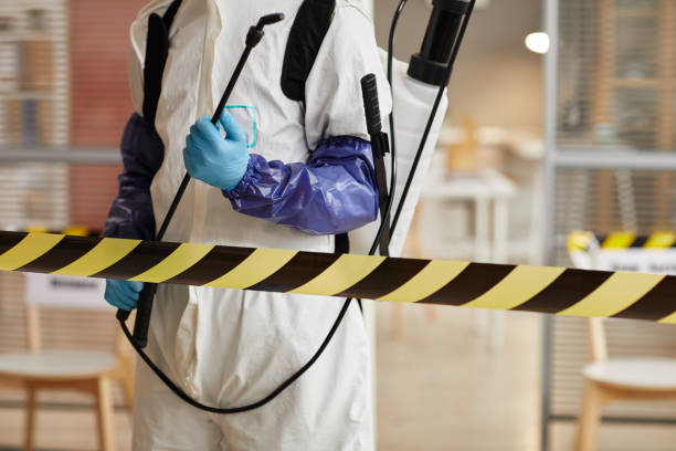 Professional Biohazard Cleanup technician working in Diamond, OH
